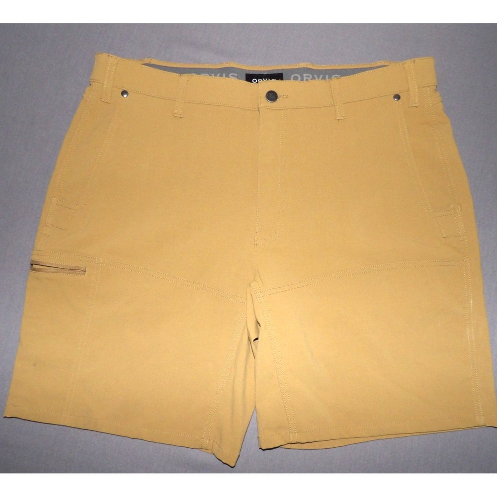 ORVIS Nylon Blend Stretch 8" Performance Hiking Shorts Men's 38